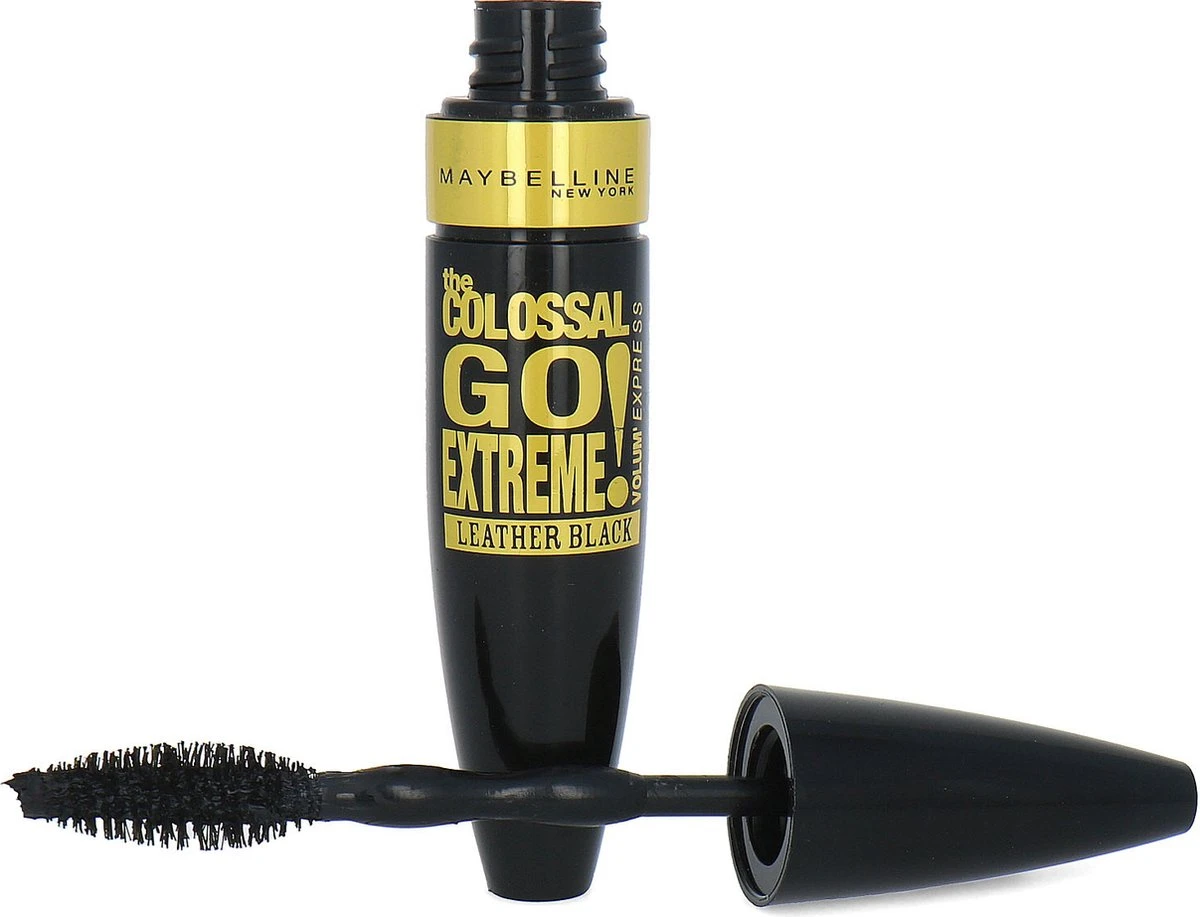 Maybelline Volum'Express Colossal Go Extreme! Leather Black Mascara - Zwart - Afbeelding 4