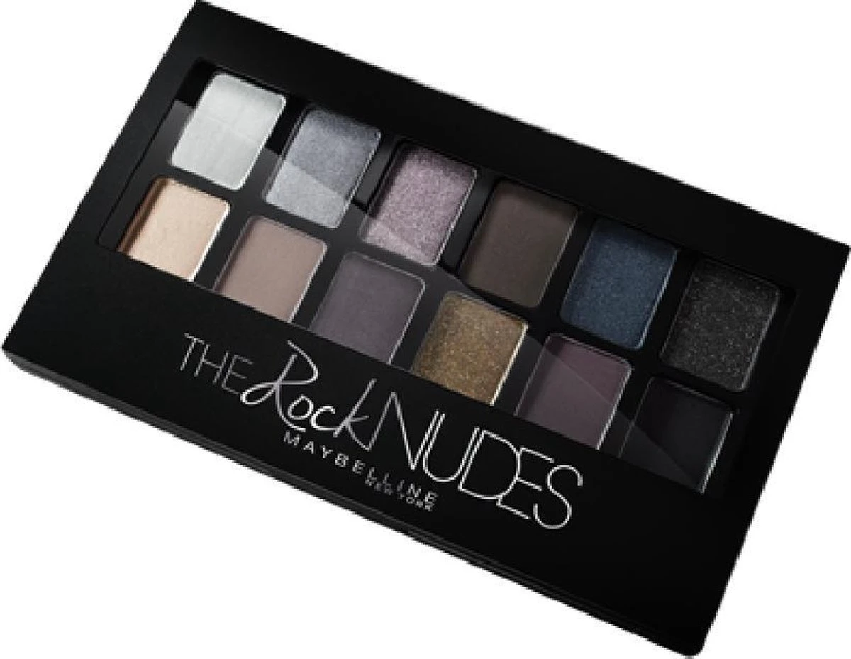Maybelline The Rock Nudes Oogschaduwpallet- 12 Rock Nudes Blauw Tinten - Afbeelding 8