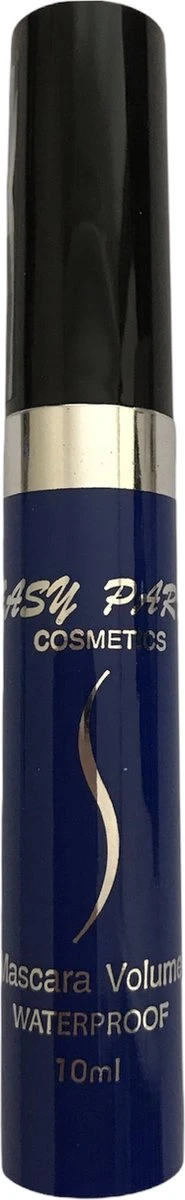 Easy Paris - Mascara Volume Waterproof - Blauw - 1 Flesje Met 10 Ml. Inhoud - Nummer 01