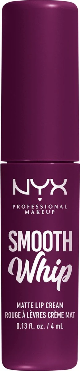 NYX Professional Makeup - Smooth Whip Matte Lip Cream Berry Bed Sheet - Vloeibare Lippenstift - 4ML - Afbeelding 8