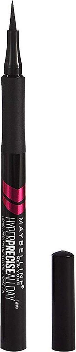 Maybelline Hyper Precise All Day Liquid Eyeliner - Zwart 1 Maybelline Hyper Precise All Day Liquid Eyeliner - Zwart