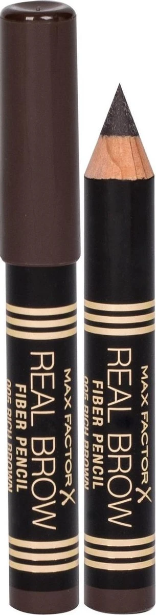Max Factor Real Brow Eyebrow Pencil Wenkbrauwpotlood - 005 Rich Brown - Afbeelding 7
