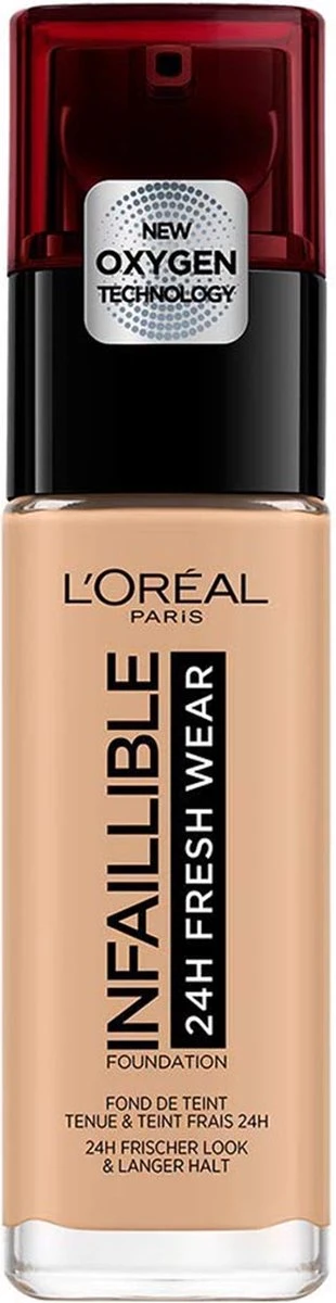 L’Oréal Paris Infallible 24H Fresh Wear Foundation - 125 Natural Rose - Afbeelding 6