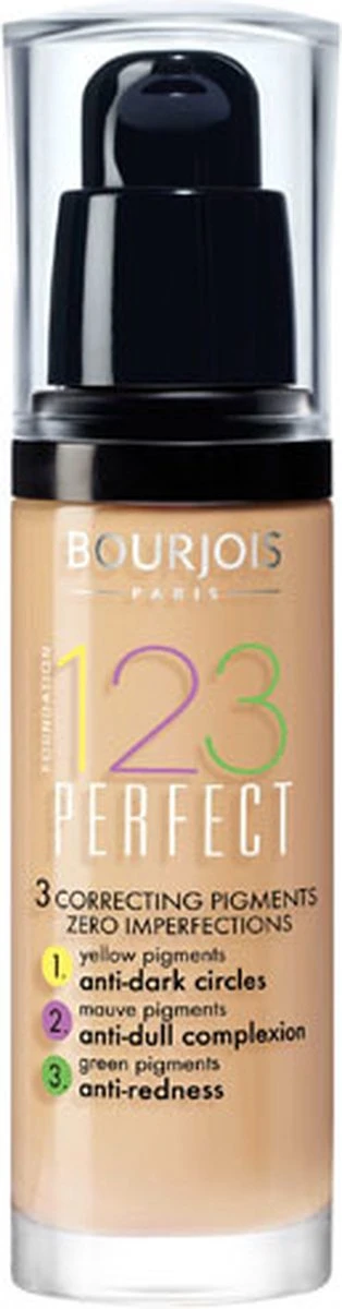 Bourjois 123 Perfect Foundation 051 Rose Vanilla 4 Bourjois 123 Perfect Foundation 051 Rose Vanilla - Afbeelding 4