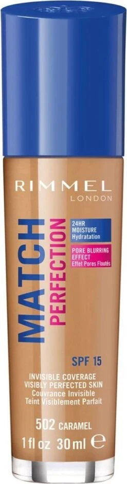 Rimmel London Match Perfection Foundation 502 Caramel