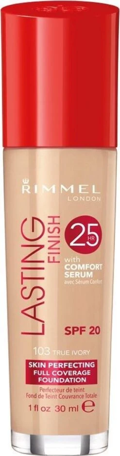 Rimmel London Lasting Finish Foundation - 103 True Ivory -Make-up Mode Goedkope Winkel 316x1200 1