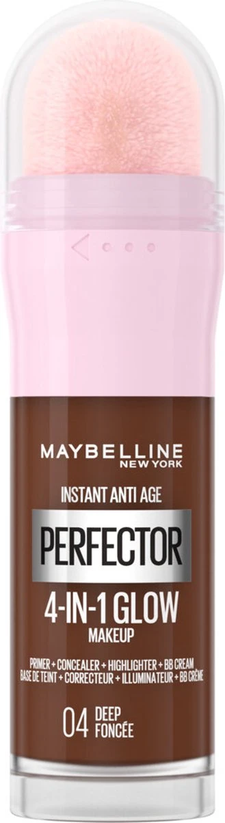 Maybelline New York - Instant Anti-Age Perfector 4-in-1 Glow - Deep - Primer, Concealer, Highlighter En BB-Cream In één - 20 Ml