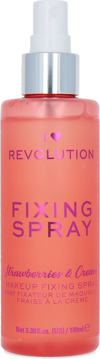 Makeup Revolution Strawberries & Cream Fixing Spray 1 Makeup Revolution Strawberries & Cream Fixing Spray