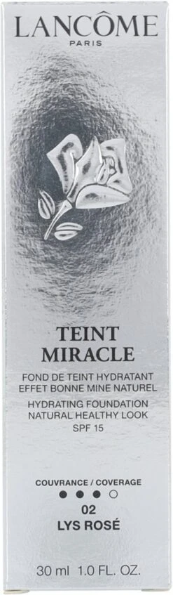 Lancôme Teint Miracle Foundation 30 Ml - 02 Lys Rosé - SPF 15 -Make-up Mode Goedkope Winkel 350x1200