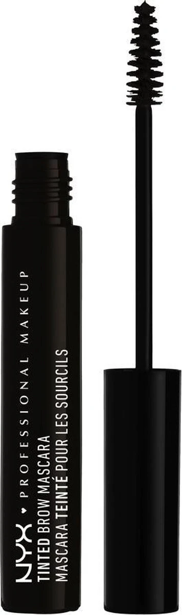 NYX Professional Makeup Tinted Brow Mascara - Black TBM05 - Wenkbrauw Mascara - 6,2 Gr - Afbeelding 2