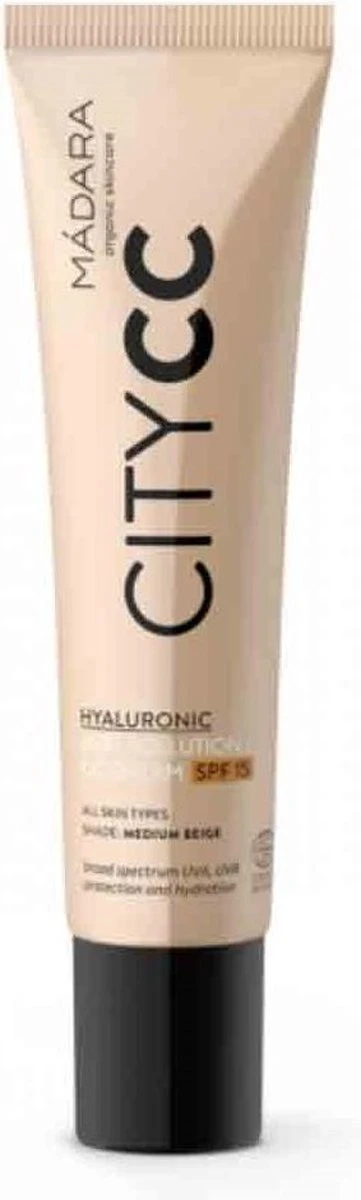MÁDARA Anti-Pollution CC Cream SPF15 Medium Beige 40ml - Hyaluronzuur -UVA/UVB - Afbeelding 8