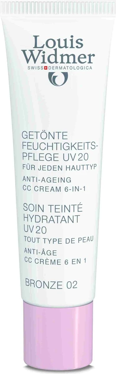 Louis Widmer CC-cream (getinte Dagverzorging UV20) Nr.2 Bronze Ongeparfumeerd - Afbeelding 3