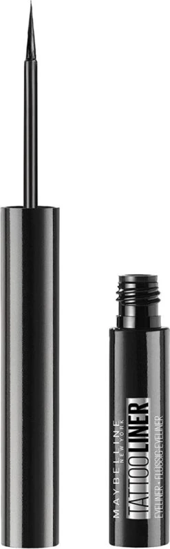 Maybelline New York Tattoo Studio Tattoo Liner - Liquid Ink - 710 Inked Black – Zwart - Ultra Langhoudende Liquid Eyeliner 34 Maybelline New York Tattoo Studio Tattoo Liner - Liquid Ink - 710 Inked Black – Zwart - Ultra Langhoudende Liquid Eyeliner -Make-up Mode Goedkope Winkel 373x1200 5