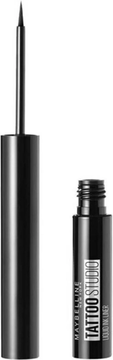 Maybelline New York Tattoo Studio Tattoo Liner - Liquid Ink - 710 Inked Black – Zwart - Ultra Langhoudende Liquid Eyeliner 9 Maybelline New York Tattoo Studio Tattoo Liner - Liquid Ink - 710 Inked Black – Zwart - Ultra Langhoudende Liquid Eyeliner - Afbeelding 9
