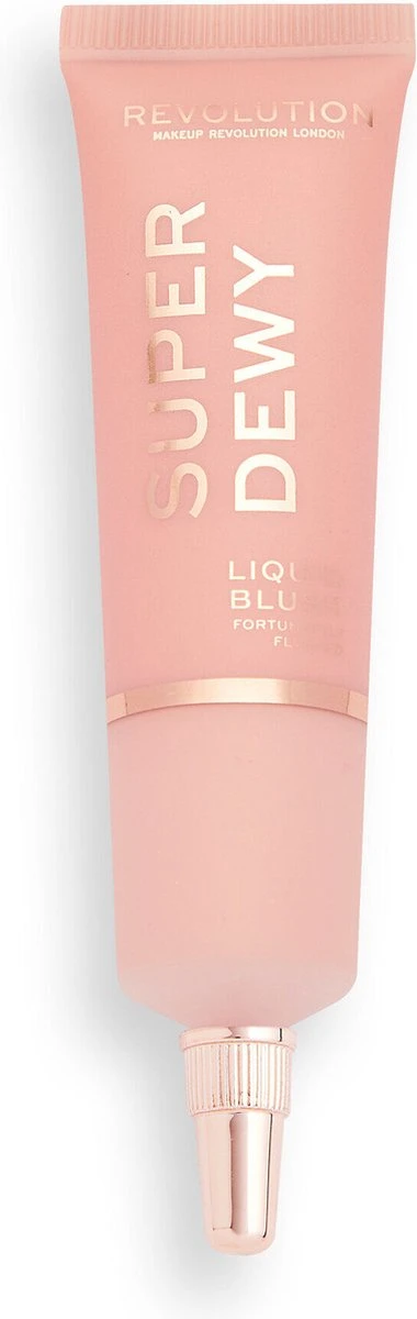 Makeup Revolution - Superdewy Liquid Blush - Fortunately Flushed