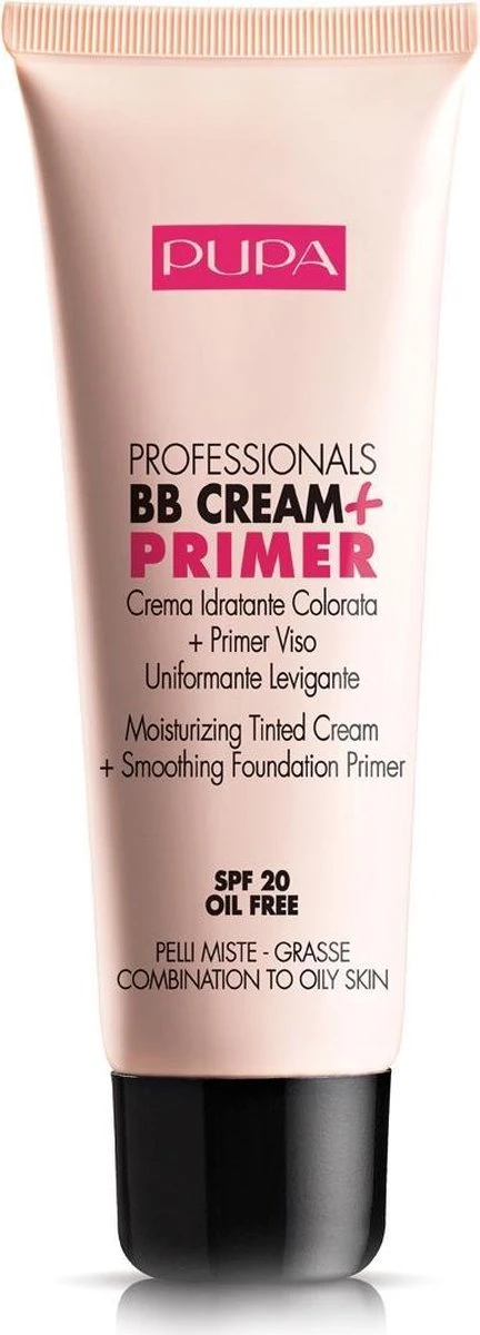 Pupa Milano BB Cream + Primer For Combination To Oily Skin - 001 Nude - Afbeelding 10