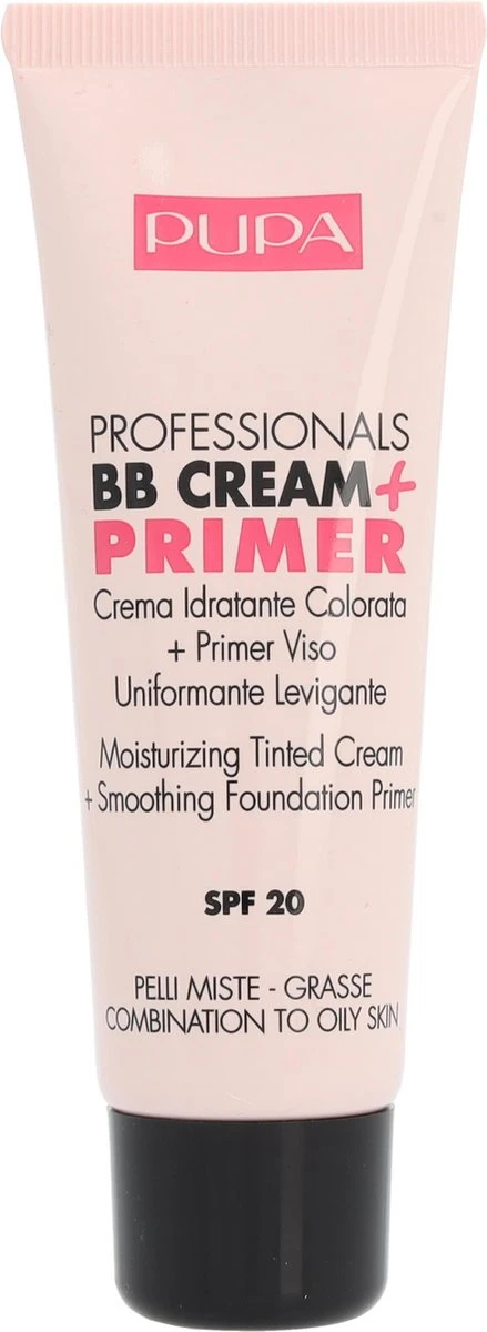Pupa Milano BB Cream + Primer For Combination To Oily Skin - 001 Nude - Afbeelding 6