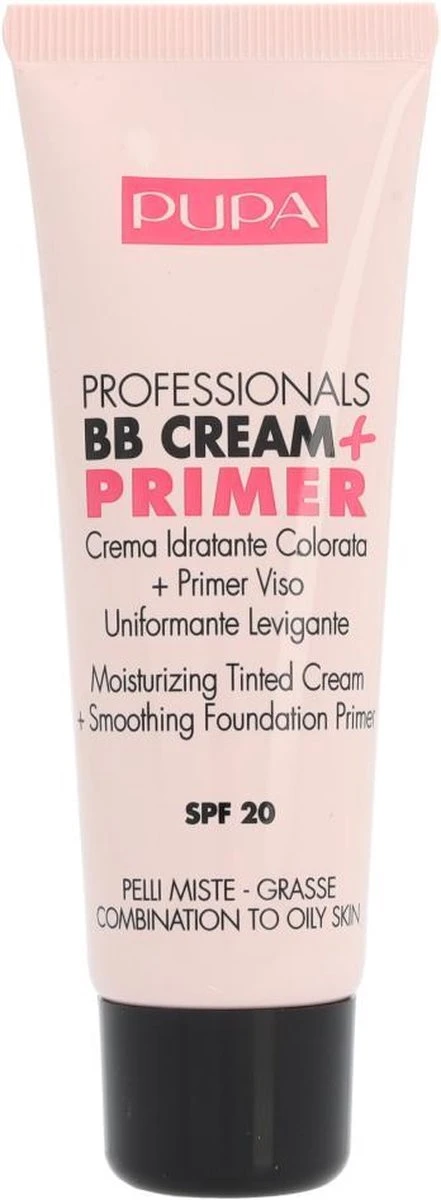 Pupa Milano BB Cream + Primer For Combination To Oily Skin - 001 Nude - Afbeelding 7