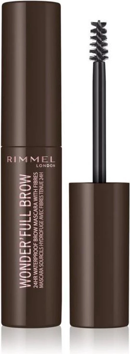 Rimmel London Wonder'full 24 Hour Brow Mascara - Wenkbrauwgel - 003 Dark Brown - Afbeelding 5