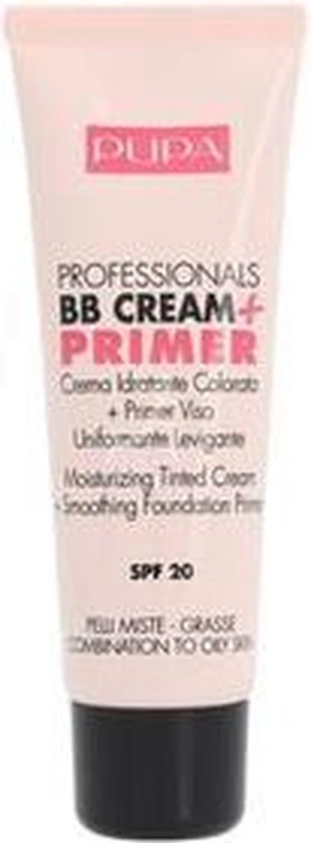 Pupa Milano BB Cream + Primer For Combination To Oily Skin - 001 Nude - Afbeelding 4