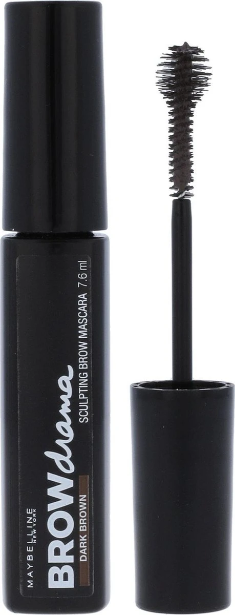 Maybelline Brow Drama Sculpting Wenkbrauw Mascara - Dark Brown - Afbeelding 6
