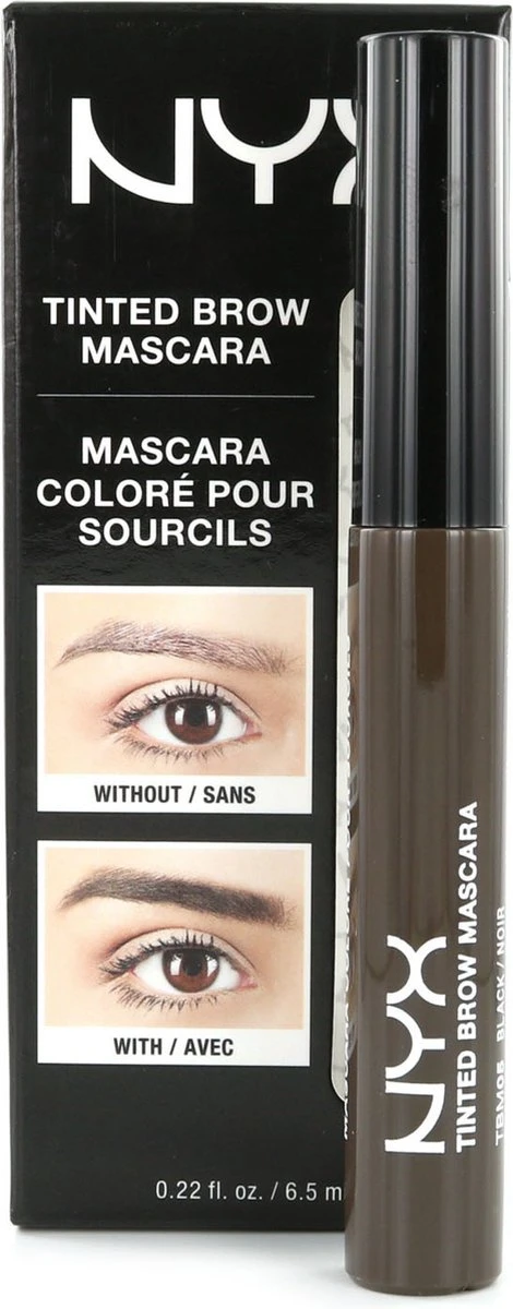 NYX Professional Makeup Tinted Brow Mascara - Black TBM05 - Wenkbrauw Mascara - 6,2 Gr - Afbeelding 6
