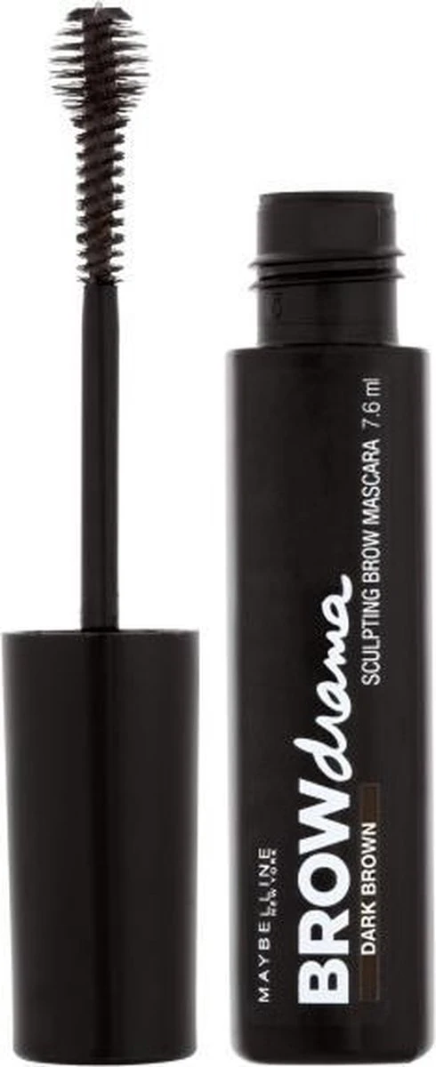 Maybelline Brow Drama Sculpting Wenkbrauw Mascara - Dark Brown - Afbeelding 11