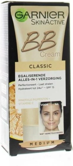 Garnier SkinActive BB Cream Classic Medium 5-in-1 Verzorging - 50 Ml -Make-up Mode Goedkope Winkel 533x1200 1