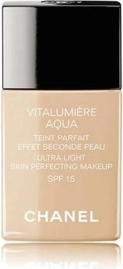Chanel Vitalumiere Aqua Foundation - 30 Beige - SPF15 - 30 Ml -Make-up Mode Goedkope Winkel 548x1200