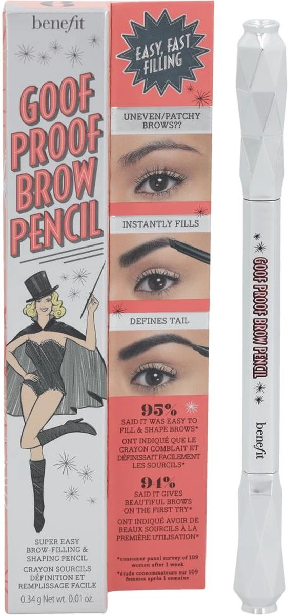 Benefit Goof Proof Brow Shaping Pencil 06 Cool Soft Black - Afbeelding 8