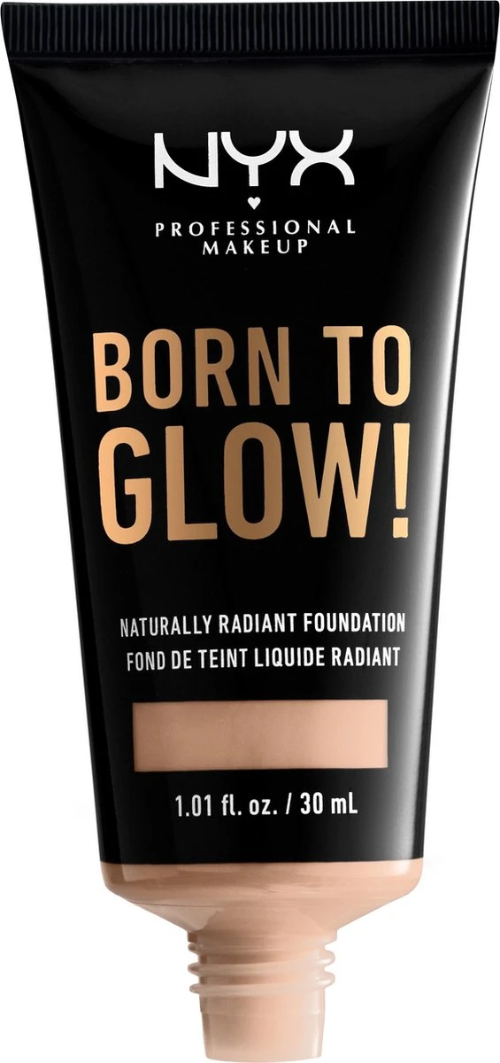 NYX Professional Makeup - Born To Glow Naturally Radiant Foundation - Light - Afbeelding 2