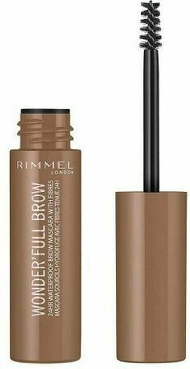 Rimmel London Wonder'full 24 Hour Brow Mascara - Wenkbrauwgel - 003 Dark Brown - Afbeelding 6