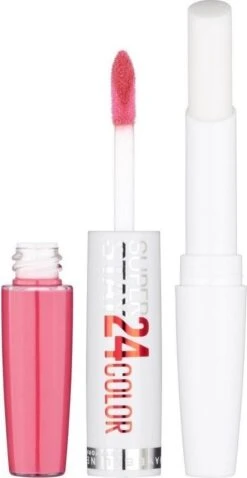 Maybelline SuperStay 24H Lipstick - 140 Roaring Rose -Make-up Mode Goedkope Winkel 620x1200 1