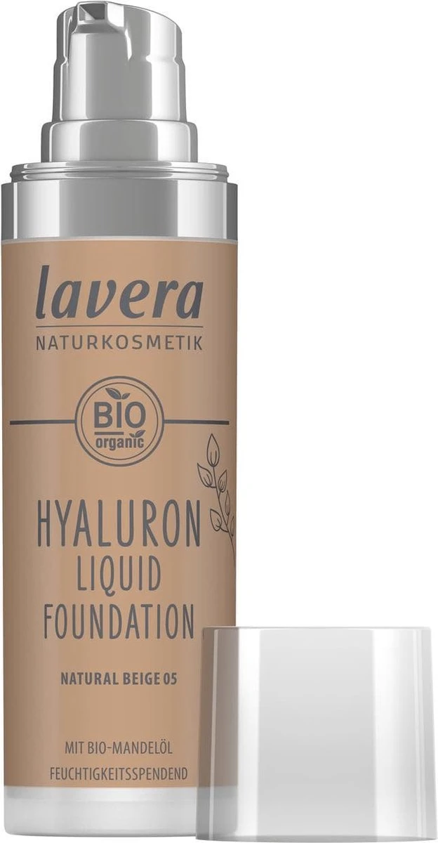 Lavera Hyaluron Liquid Foundation Natural Beige 05 - 30 Ml 4 Lavera Hyaluron Liquid Foundation Natural Beige 05 - 30 Ml - Afbeelding 4