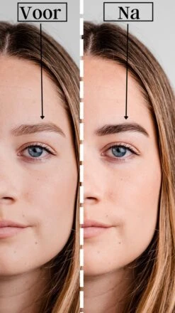 EasyBrow Wenkbrauw Kit Donkerbruin - Wenkbrauw Sjabloon 24 Stuks - Wenkbrauw Stempel - Wenkbrauw Poeder - Eyebrow Stamp - Brow Lift -Make-up Mode Goedkope Winkel 674x1200 2