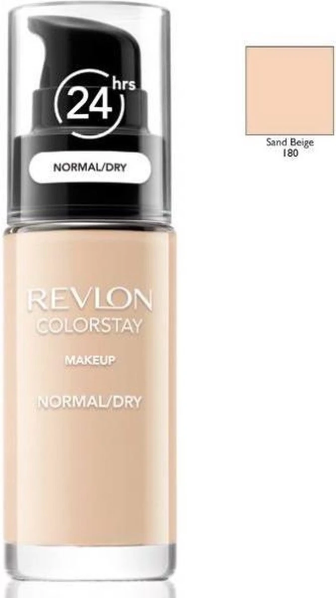 Revlon Colorstay Foundation With Pump Dry Skin - 180 Sand Beige - Afbeelding 7