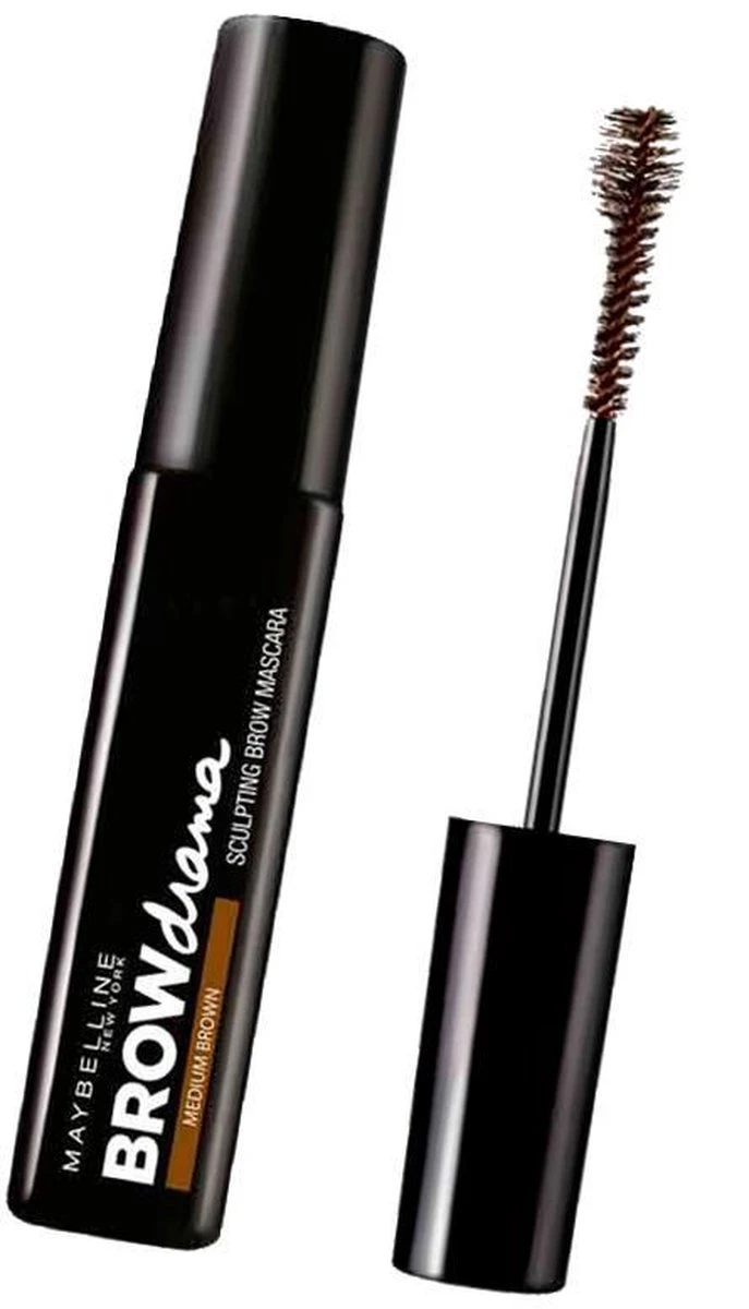 Maybelline Brow Drama Sculpting Wenkbrauw Mascara - Dark Brown - Afbeelding 8