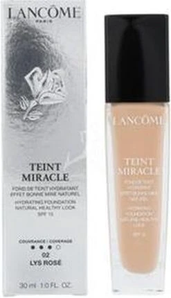 Lancôme Teint Miracle Foundation 30 Ml - 02 Lys Rosé - SPF 15 -Make-up Mode Goedkope Winkel 690x1200