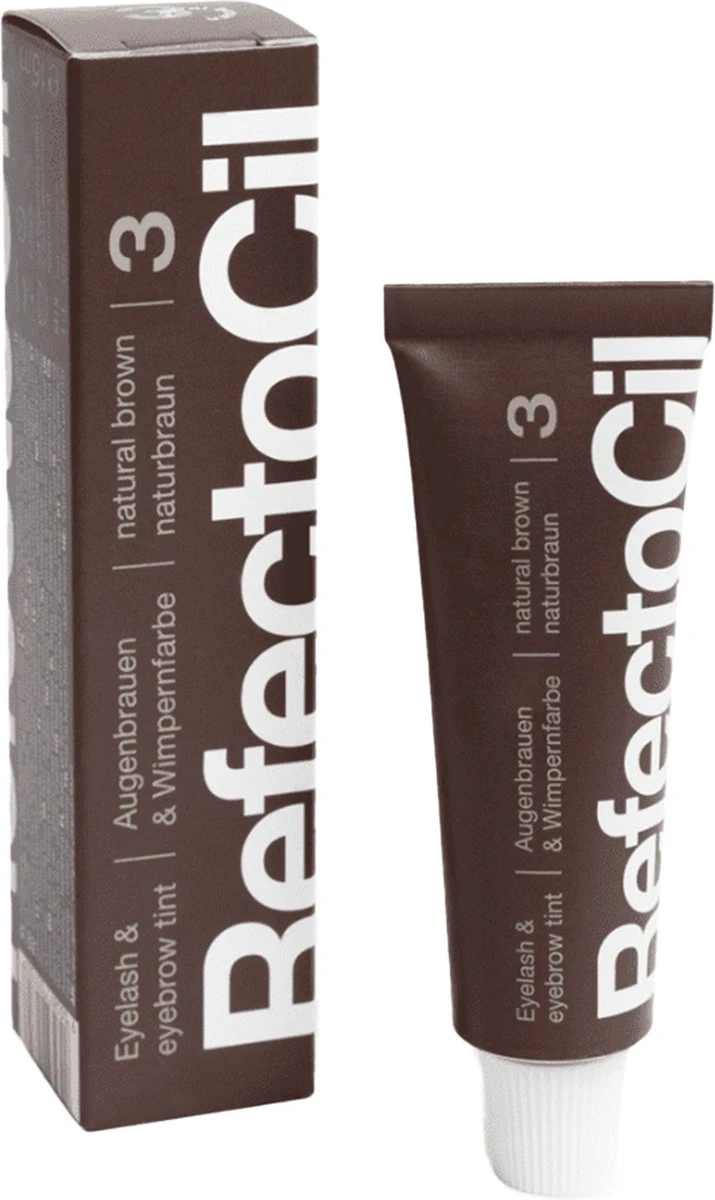 RefectoCil Wenkbrauw- En Wimperverf - Nr. 3 Bruin - 15 Ml 2 RefectoCil Wenkbrauw- En Wimperverf - Nr. 3 Bruin - 15 Ml - Afbeelding 2