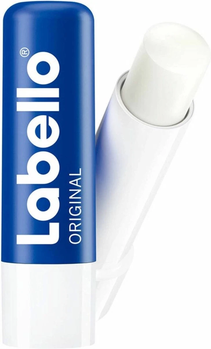 Labello - Lippenbalsem Classic - Lipverzorging - Lipbalm - Droge Lippen - 24 Uurs Werking - Dames - Meisjes - Kunststof - Blauw 2 Labello - Lippenbalsem Classic - Lipverzorging - Lipbalm - Droge Lippen - 24 Uurs Werking - Dames - Meisjes - Kunststof - Blauw - Afbeelding 2