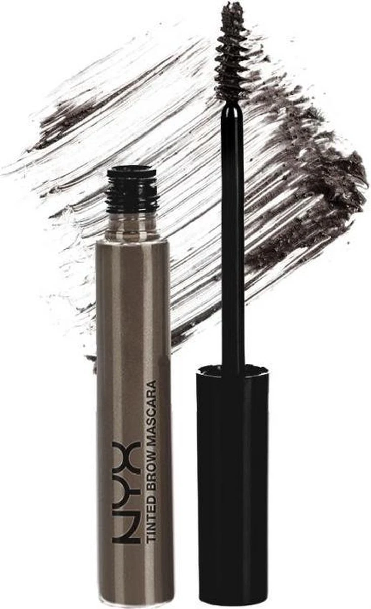 NYX Professional Makeup Tinted Brow Mascara - Black TBM05 - Wenkbrauw Mascara - 6,2 Gr - Afbeelding 7