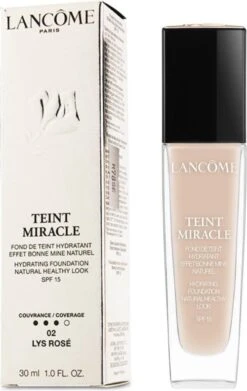 Lancôme Teint Miracle Foundation 30 Ml - 02 Lys Rosé - SPF 15 -Make-up Mode Goedkope Winkel 759x1200 1