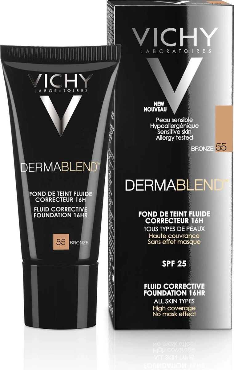 Vichy Dermablend Foundation - Bronze 55 - 30ML - Hoge Dekking - Afbeelding 6