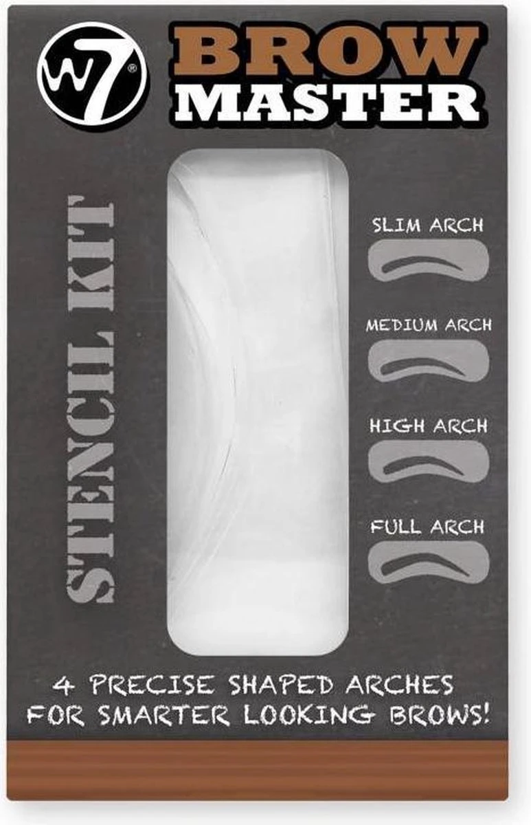 W7 Brow Master Stencil Kit - Wenkbrauw Stencils