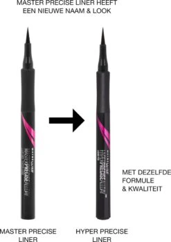 Maybelline Hyper Precise All Day Liquid Eyeliner - Zwart 14 Maybelline Hyper Precise All Day Liquid Eyeliner - Zwart -Make-up Mode Goedkope Winkel 847x1200