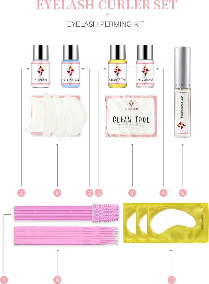 Iconsign Upgraded Wimper Lifting Set - Uitgebreide Versie - Lash Lift Set – 25-delig - Afbeelding 5