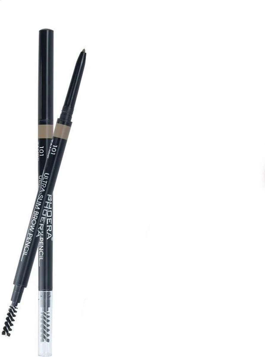 PHOERA™ Ultra-slim Wenkbrauwpotlood - 101 - Taupe 1 PHOERA™ Ultra-slim Wenkbrauwpotlood - 101 - Taupe