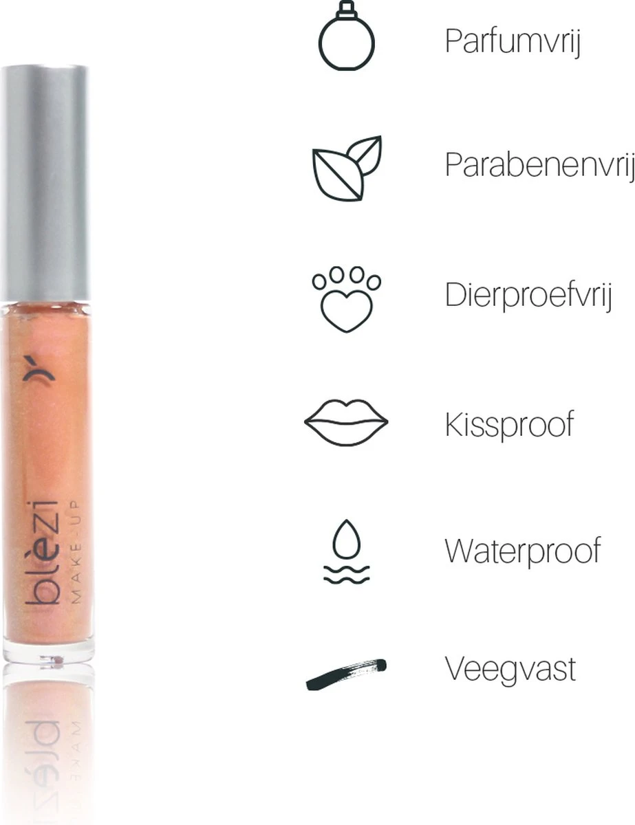 Blèzi® Lip Fix 10 Blissful Pink - Lipstick - Lippenstift Langhoudend - Roze Perzik - Afbeelding 5