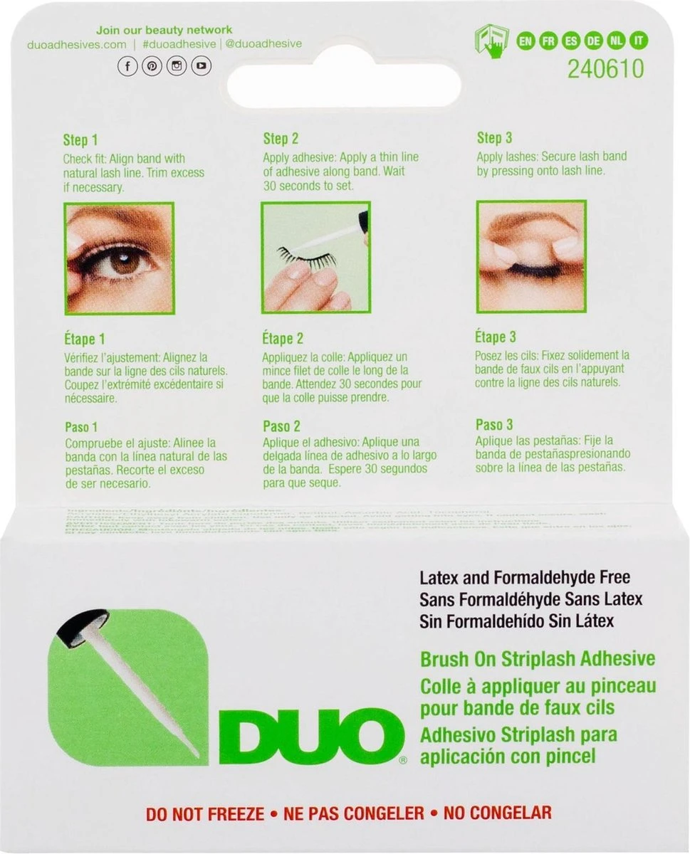 DUO Brush-on Adhesive - Wimperlijm - Clear - Afbeelding 3