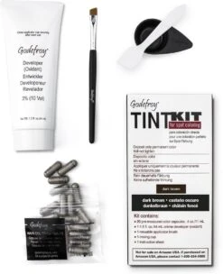 Godefroy Professional Wenkbrauwverf Dark Brown (20 Toepassingen)